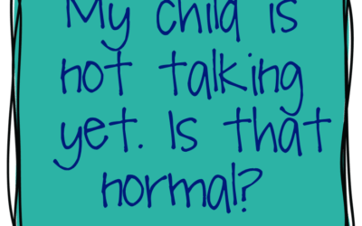 Is My Child a “Late Talker”?